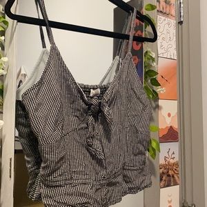 B&W crop top